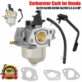 For Honda Carburetor Carb for Honda X160 168F GX200 5.5HP 6.5HP Engine Motor with Gasket