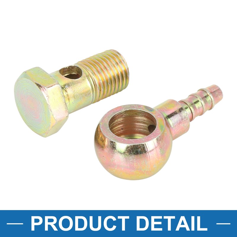 A ABSOPRO Banjo Hose Barb Bolt Fixings 14mm Diameter Banjo