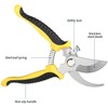 VPMeetx Secateurs Pruning Scissors - Professional High Carbon Alloy Steel
