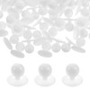 Tofficu 100pcs Chef's Coat Buttons: Uniform Suit - Plastic Round