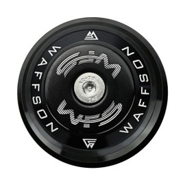 WFS HY713 1-1/8"-1-1/2" Semi-Integrated Threadless Headset 5.4mm Top Cone, Black, HS05ZQLBK