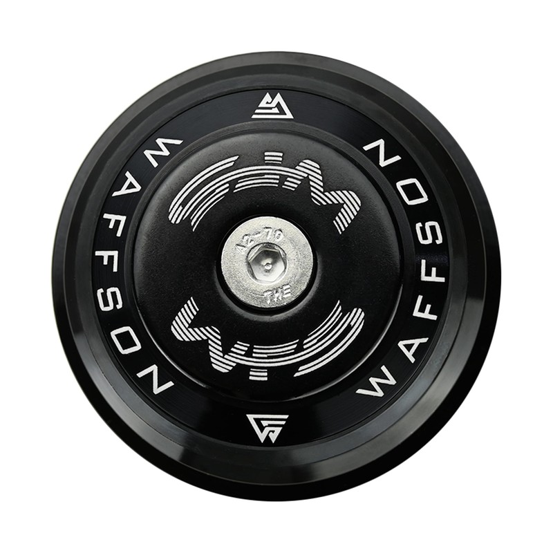 WFS HY713 1-1/8"-1-1/2" Semi-Integrated Threadless Headset 5.4mm Top Cone, Black,