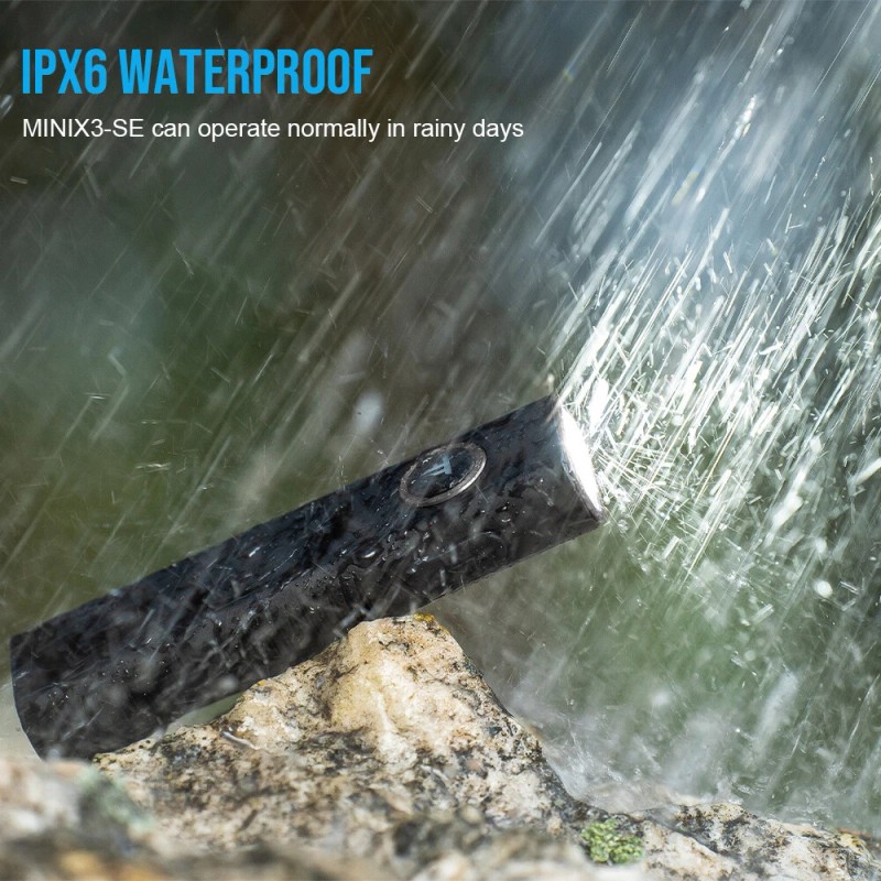 TrustFire X3-SE EDC Rechargeable Flashlight Magnet Torch UV Light ,