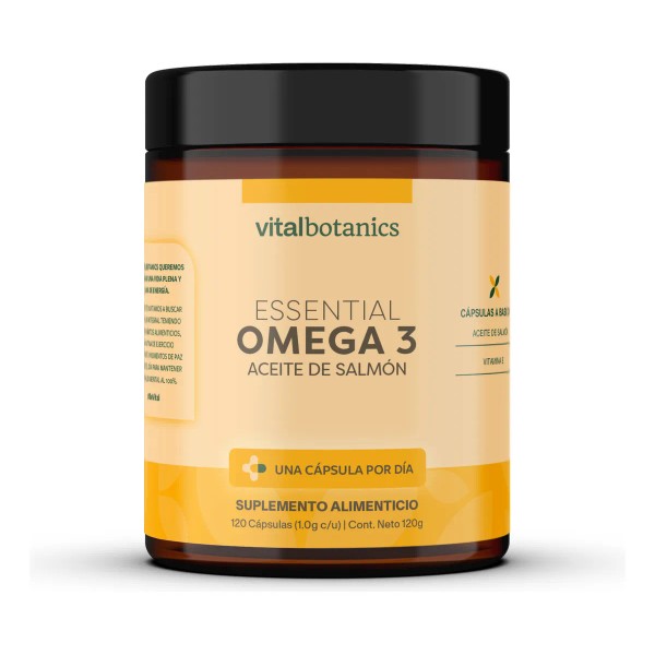 Omega 3 Puro De Salmon + Vit E Con 120