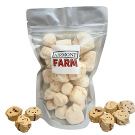 Freeze-Dried Candy Salt Water Taffy 2 oz - Cut To Bite Sized Pieces - Ships In Box - Deliciously Crunchy, Intense Flavor, Lightweight Snack (Chocolate Chip)