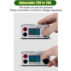 YIWENG Short Circuit Tester,HR1520 Professional Motherboard Short Circuit Tester 15V 20A Output Data and Test Parameters Adjustable Multifunctional Powersupply for Cellphone Repairing Testing Use