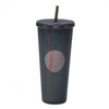 710ML/24OZ Large Capacity Water Cup Fully Studded Matte Tumbler Reusable