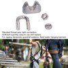 20Pcs Stainless Steel Wire Rope Clamp Hardware Rigging Cable Clip