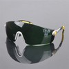 Welding Goggle Prevent Fog Scratch Proof Impact Resistant Red UV