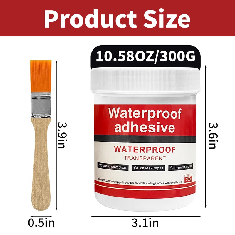 Transparent Waterproof Coating, Invisible Waterproof Agent, Suitable for Waterproofing and