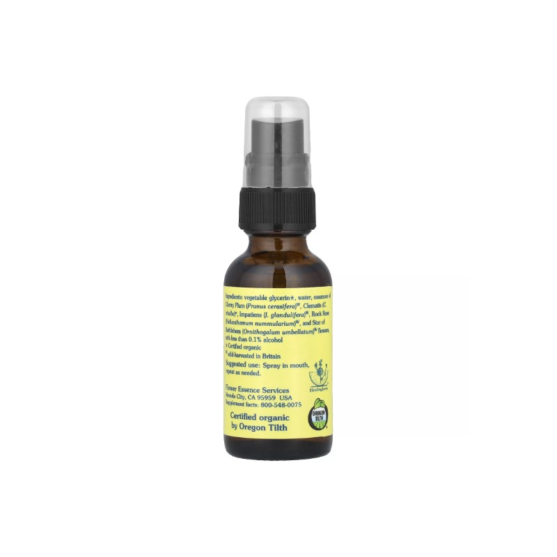 Flower Essence Services Five-Flower Formula Flower Essence Spray Alcohol-Free,