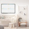 JILoffice Magnetic Dry Erase Calendar Whiteboard, 4 Month White Board