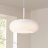 Possini Euro Design Sandringham 13 3/4" Wide Sanded White LED
