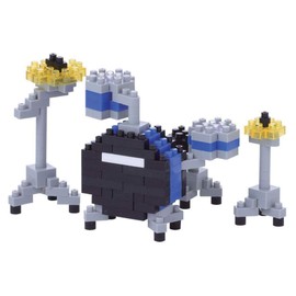 Nanoblock Drum Set Blue NBC_172