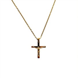 HGXZKJGS Cross Necklaces for Women, Jesus Cross Pendant Necklace, 18k Gold-Plated, Religious Jewelry, Ideal Gift for Christian, Birthdays, Christmas and Valentine'S Day