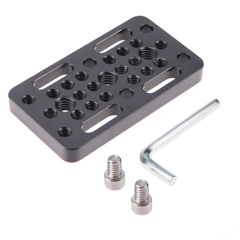 FocusFoto Multi-Purpose Extension Switching Cheese Plate Camera Baseplate with 1/4"-20