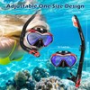 Yimserk Snorkeling Gear for Adults – Anti-Fog Panoramic Snorkel Mask