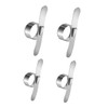 iplusmile 1Set Ergonomic Stainless Steel Orange Peeler Rustproof Citrus Peelers