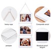 5x7 Wall Hanging Picture Frames, White 3 Opening Collage Photo