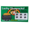 TheGag 2 FAKE LOTTERY TICKETS- Prank Gag Gift-Lucky Shamrock PRANK