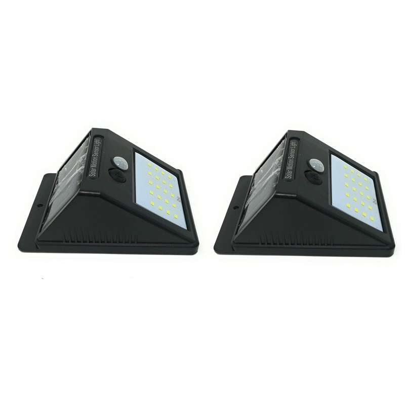 Working time 2 x headlights, 20 LEDs with solar panel