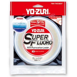 Yo-Zuri YZ-SF-40LB-NCL-100YD: Superfluoro 100Yd 40Lb, Natural Clear
