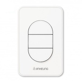 3-Gang 3-Way Switch with 1-Gang Outlet - White (J Type) Switch & Outlet Combo