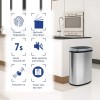 BestOffice 13 Gallon Kitchen Trash Can Automatic Touch Free Garbage