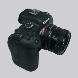 PHOLSY Lens Adapter Manual Focus Compatible with Konica AR Mount Lens to Canon EOS RF Mount Camera Body, Konica to RF