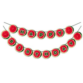 Seyal® Watermelon Happy Birthday Banner