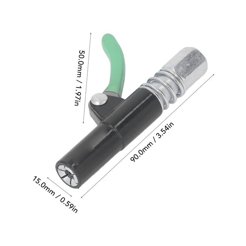 Single Handle Grease Gun Coupler Leakage Proof Self Locking Quick