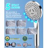 Jafeton High Pressure Rainfall Shower Head with Handheld Spray Combo