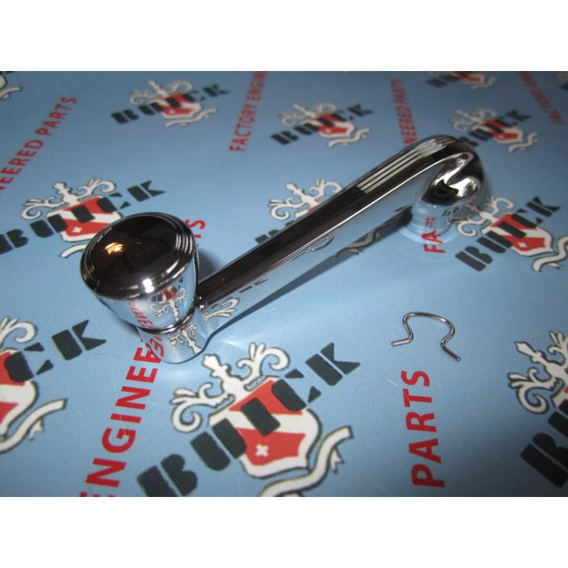CARS 1939-1958 Buick Window Crank Handle with Chrome Knob. Winder.