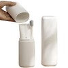 Toothbrush Case Travel Container Cups, Toothbrush Holder Kit with Cover,