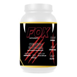 Suplemento Creatina + Glutamina Pre Fox 1kg 50 Servicios
