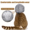 Cat Muzzle for Grooming, Breathable Mesh Cat Face Protection, Transparent