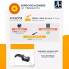 J.H. Company Afilador De Cuchillos Cocina Ergonómico 3 Etapas Manual