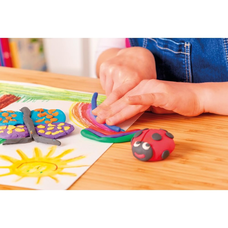 Pelikan Creaplast 606745 Children's Clay in Red Case, 240 g,
