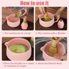 Trendecor 2-Piece Matcha Set Matcha Bowl Pink Colour Traditional Japanese