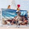 Pirate Flag - Jolly Roger Flag with Skeleton on the
