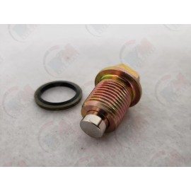 RPM MAGNETIC Oil Drain Plug MDP81 + Metal-Rubber Gasket Washer MR81 for Volvo