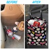 Car Trash Bag Daisy Rainbow Butterfly Car Garbage Bag Hanging