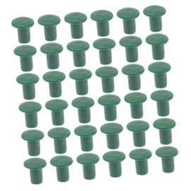 Outanaya 36pcs Bamboo Pole Cap Covers Garden Rod Safety Corner Protectors Sturdy Easy to Install Protective Hats