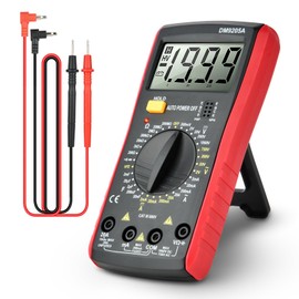 Digital Multimeter,Voltage Tester Electrical Tester 2000 Counts, Ranging Multi Meter Voltmeter Measures Current, Voltage, Resistance, Continuity, Duty-Cycle,
