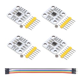 AEDIKO 4pcs AS5600 Magnetic Encoder Magnetic Induction Angle Measurement Sensor Module 12bit high Precision