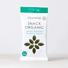 Clearspring Tamari Roasted Pumpkin Seeds - Snack Organic