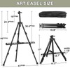 PUJIANG Art Easel Stand for Sign and Painting - Metal