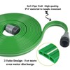 50 Ft Sprinkler Soaker Hose with Holes, Flat Garden Soaker