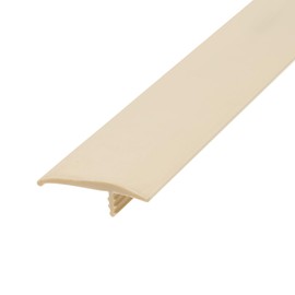 Outwater Plastics Flexible Polyethylene 1-1/4 Inch Off-Set Barb T-Molding in Almond (12')