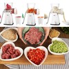 LHS Manual Meat Grinder with Stainless Steel Blades Heavy Duty